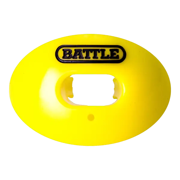 Battle Oxygen Boccaglio da Calcio con Cinturino Convertibile Giallo