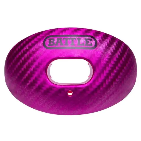 Battle Carbon Chrome Oxygen Football Mouthguard Pink