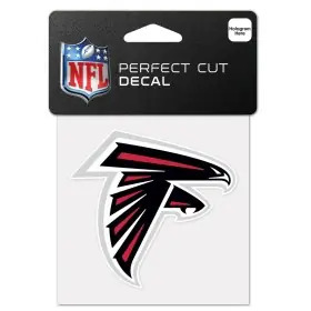 Atlanta Falcons 4" x 4" Logoklistermärke