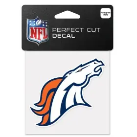 Denver Broncos 4" x 4" Logo Decal