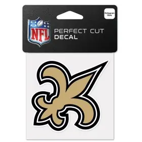 Autocollant de logo New Orleans Saints 4" x 4"