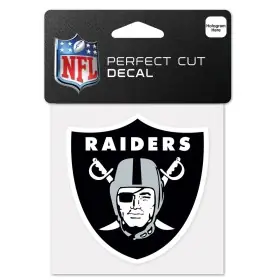 Las Vegas Raiders 4" x 4" Logoklistermärke