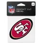 San Francisco 49ers Adesivo Logo 4" x 4"