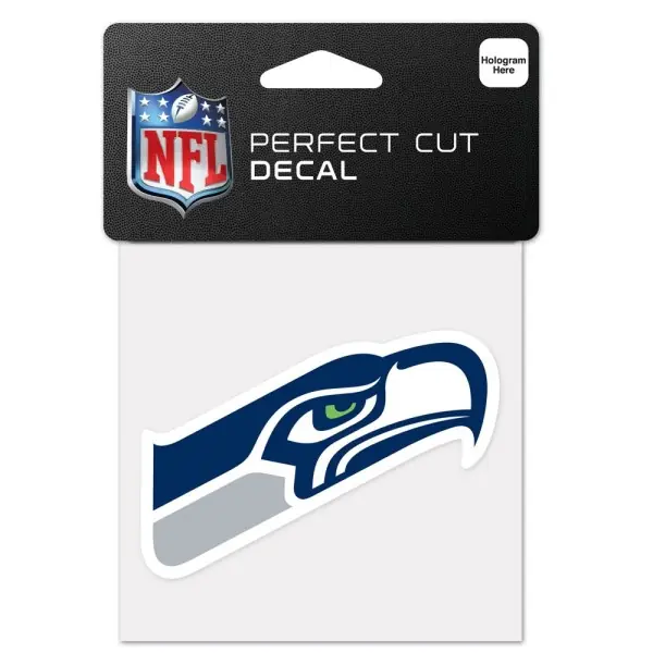 Autocollant logo Seattle Seahawks 4" x 4"