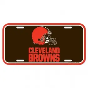 Placa de Matrícula de los Cleveland Browns