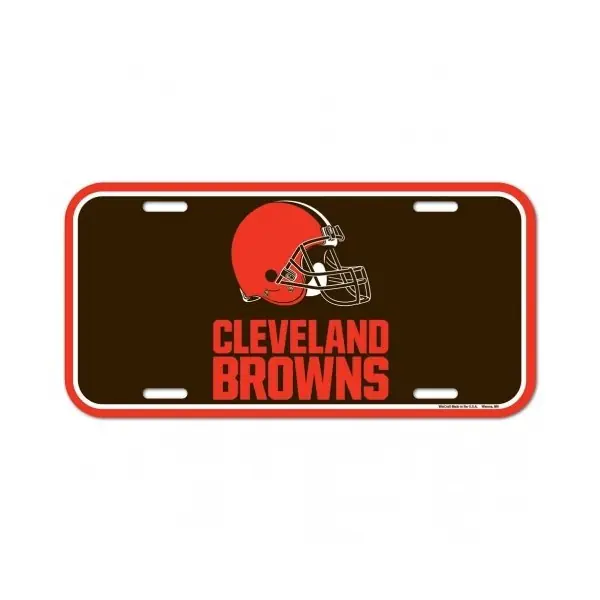 Plaque d'immatriculation des Cleveland Browns