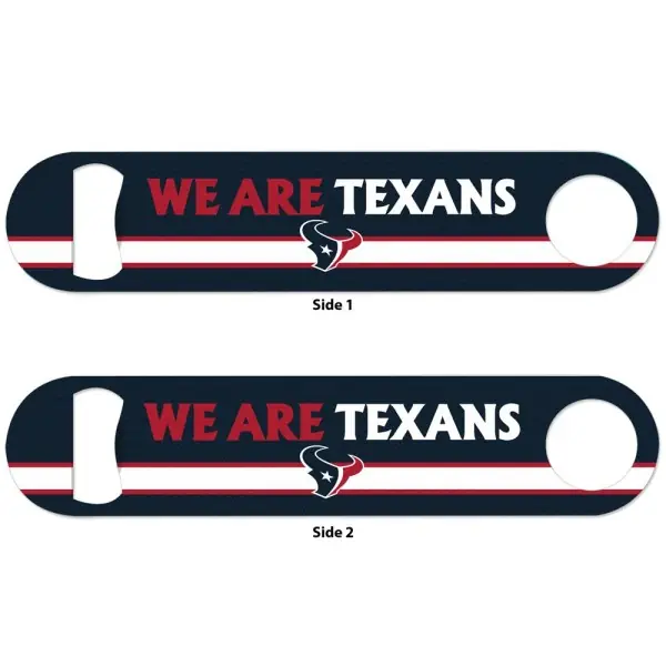 Houston Texans Metal Bottle Opener