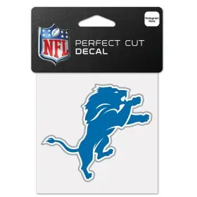 Detroit Lions 4" x 4" Logo Klistermærke