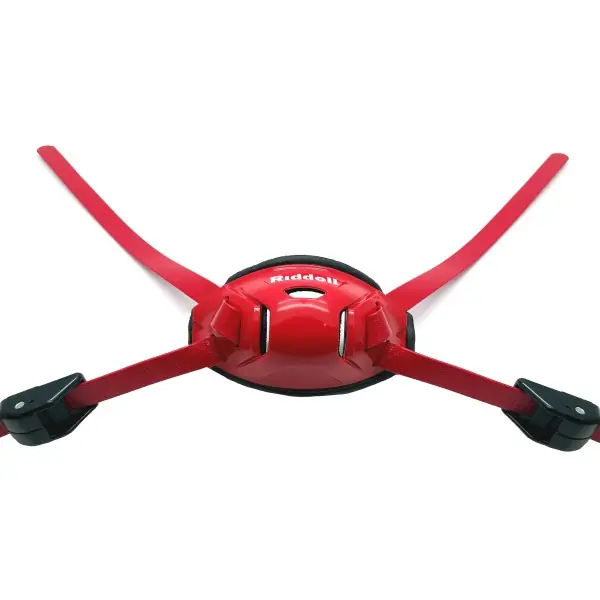 Riddell Speedflex Cam Loc hard Cup Chin Strap Red