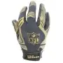Wilson NFL Stretch Fit Receiver Handsker Guld bagside