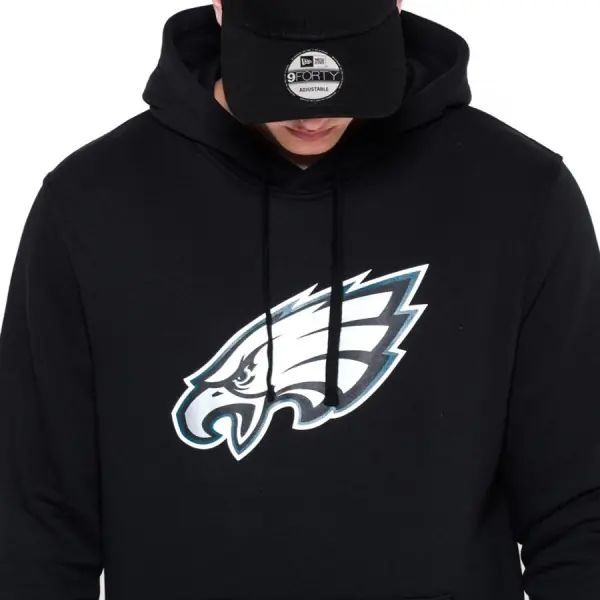 Philadelphia Eagles NY Era Team Logo Hættetrøje