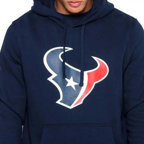 Houston Texans New Era Team Logo Hættetrøje