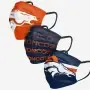 Denver Broncos Cubrebocas 3 unidades