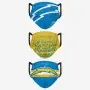 Los Angeles Chargers Face Cover 3pk