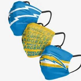 Los Angeles Chargers Gesichtsabdeckung 3er-Pack