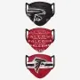 Atlanta Falcons Face Cover 3pk