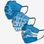 Detroit Lions Face Cover 3pk