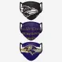 Couvre-visage Baltimore Ravens 3pk