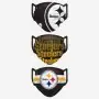 Pittsburgh Steelers Gesichtsbedeckung 3er-Pack