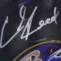 Ed Reed Baltimore Ravens Autographed Riddell Super Bowl XLVII Combo Logo Mini Helmet