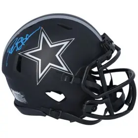 Casque Miniature Vitesse Alternatif Eclipse Riddell Autographié par Deion Sanders des Dallas Cowboys