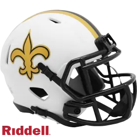 New Orleans Saints Lunar Eclipse Mini Speed Replica Helmet