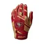 Gants de réception pour jeunes ajustables Wilson NFL - San Francisco 49ers