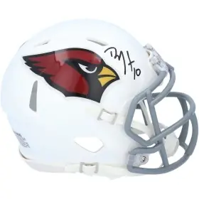 Casco Mini Riddell Speed Autografiado de DeAndre Hopkins Arizona Cardinals