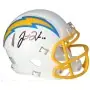 Casque Miniature Riddell Speed Autographié par Justin Herbert des Los Angeles Chargers