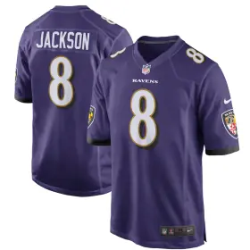 Baltimore Ravens Nike Game Jersey - Lamar Jackson Purple
