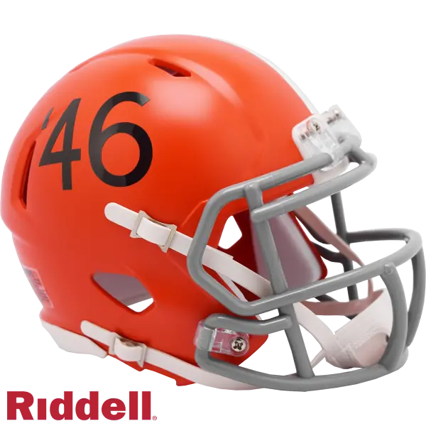 Cleveland Browns Riddell Speed Replica Throwback Casco 1946