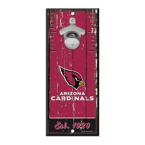 Arizona Cardinals Apribottiglie Segno 5" x 11"