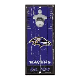 Baltimore Ravens Flaschenöffner Schild 12,7 cm x 27,9 cm