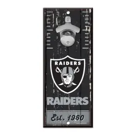 Las Vegas Raiders Bottle Opener Sign 5" x 11"