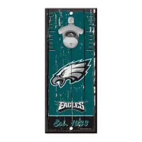 Philadelphia Eagles Bottle Opener Sign 5" x 11"