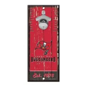 Tampa Bay Buccaneers Bottle Opener Sign 5" x 11"