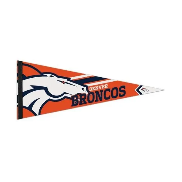 Denver Broncos Premium Roll- und Go-Wimpel 12" x 30"