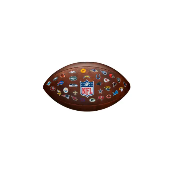 Balón de Fútbol Americano Retro de los 32 Equipos de la NFL - Adulto