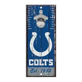 Indianapolis Colts Bottle Opener Sign 5" x 11"