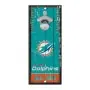 Miami Dolphins Bottle Opener Sign 5" x 11"