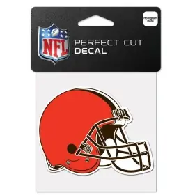 Calcomanía de 4" x 4" con el logotipo de los Cleveland Browns