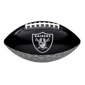 Mini balón de fútbol americano de la NFL - Las Vegas Raiders