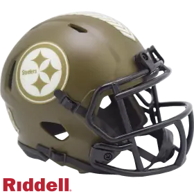Pittsburgh Steelers Riddell Salute To Service Speed Mini Helmet