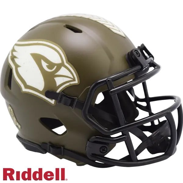 Arizona Cardinals Riddell Salute To Service Speed Mini Hjelm