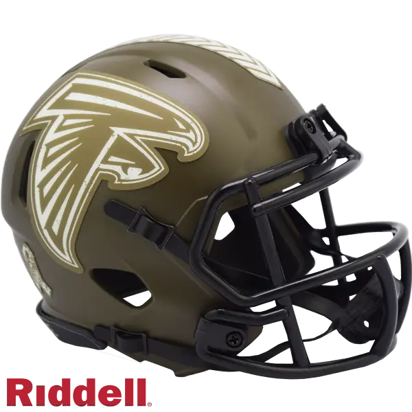 Atlanta Falcons Riddell Salute To Service Speed Mini Hjelm