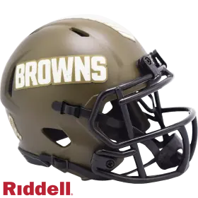 Cleveland Browns Riddell Salute To Service Speed Minihjälm