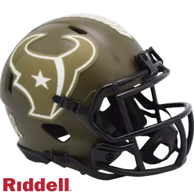 Houston Texans Riddell Salute To Service Speed Mini-Helm