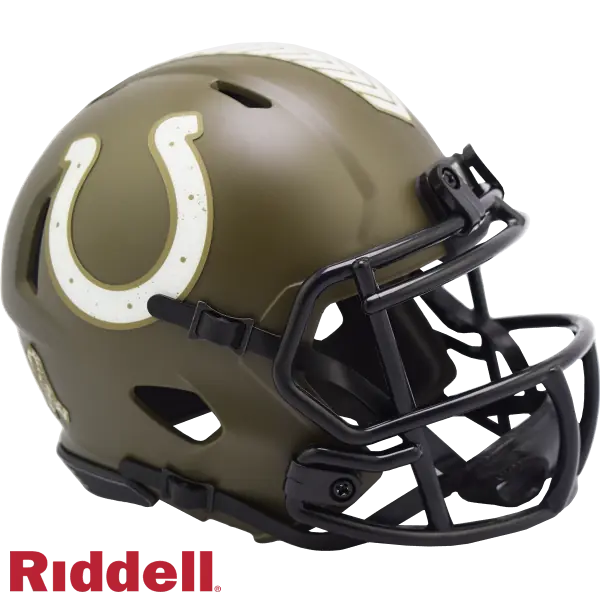 Indianapolis Colts Riddell Salute To Service Speed Mini Hjälm