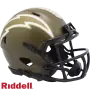 Casco Miniatura de Velocidad Riddell Salute To Service de Los Angeles Chargers