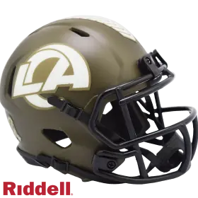 Los Angeles Rams Riddell Salute To Service Speed Mini Hjelm